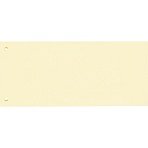 Разделитель листов разделительные полоски Комус, желтые, 100 шт./уп. 