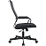 превью Кресло для руководителя Комус Мебель (Easy Chair) 567 чёрное (ткань/сетка, металл)