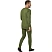 превью Бельё нательное мужское летнее трикотажное хлопок оливковое (размер 56-58, рост 170-176 см)