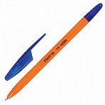 Ручка шариковая масляная STAFF «X-100»СИНЯЯкорпус оранжевыйузел 1 ммлиния письма 0.7 мм143204