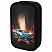 превью Пенал ЮНЛАНДИЯ, 3 отделения, картон с эффектом soft-touch, 19×11 см, «Fire car»