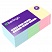 превью Самоклеящийся блок Berlingo «Ultra Sticky», 50×40мм, 12 блоков по 100л, 3 пастельных цвета