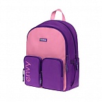 Рюкзак Berlingo «Envy» 2 отделения, 4 кармана, уплотненная спинка, 39×28×17см, розовый