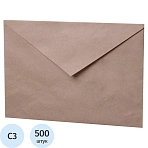 Конверт С3 (330x410 мм) крафт без клея (500 штук в упаковке)