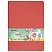 превью Тетрадь 60 л. в клетку обложка кожзам под лён, сшивка, B5 (179×250мм), КОРАЛЛОВЫЙ, BRAUBERG PASTEL