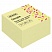 превью Стикеры Attache Simple 76×76 мм пастельные желтые (1 блок, 400 листов)