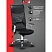 превью Кресло для руководителя Комус Мебель (Easy Chair) 577 чёрное (экокожа/сетка/ткань, металл хромированный)