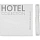 Губка для обуви круглая Hotel Collection картонная упаковка 400 штук