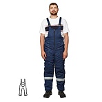 Полукомбинезон рабочий зимний м з32-ПК син смес 44-46 182-188 (Арсенал-СП)