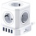 превью Сетевой фильтр Cablexpert Tower 5р/3м, 10А, 4хUSB, белый(TWR-5-U4-W-3)