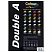 превью Бумага цветная DOUBLE AА475 г/м2100 л.5 цветов x 20 л. микс неон