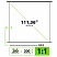 превью Экран Cactus WallExpert CS-PSWE-200×200-WT, 200×200 см, 1:1, настенно-потолочный, белый