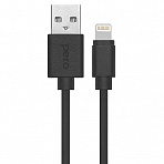 Кабель PERO, DC-03, 8-pin Lightning, 2.4А, 0.2м, черный