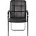 превью Конференц-кресло Easy Chair 810 VPU чёрное (экокожа, металл хромированный)