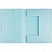 превью Папка на резинках Attache Акварель А4 20 мм пластиковая до 150 листов голубая (толщина обложки 0.35 мм)