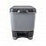 превью Ведро-контейнер 8 л с педалью, для мусора, 30×25х24 см, цвет серый/графит, 427-СЕРЫЙ