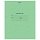 Тетрадь школьная А5 18л клетка скрепка 65г зеленая 15шт/уп 12296