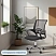 превью Кресло офисное Easy Chair 304 LT чёрное (сетка/ткань, металл хромированный)