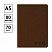 превью Телефонная книга А5, 80л., кожзам, OfficeSpace «Nebraska» коричневый с вырубкой