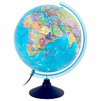 Глобус интерактивный + очки VR политический, Globen, 32 см, рельефный, с подсветкой