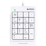 Клавиатура A4Tech Fstyler FK13P цифровой блок USB slim д/ноут (FK13P WHITE)