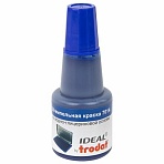 Краска штемпельная TRODAT IDEAL 7014 синяя 24 мл, на водно-глицериновой основе