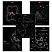 превью Тетрадь А5 48 л., HATBER скоба, клетка, матовая ламинация, 3D-фольга, «Кошки-мишки» (микс), 087356