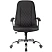 превью Кресло для руководителя Комус Мебель (Easy Chair) 658 чёрное (экокожа, металл)