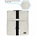 превью Рюкзак Berlingo Trends «Eco white» 36×28.5×13см, 1 отделение, тайвек