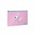 превью Папка текстильная А5 Först «Shiny flamingo», 255×205 мм, 1 отделение, полиэстер