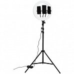 Светильник настольный кольцевой Artstyle TL-603B, 36Вт, LED, диммирование 10 уровней, штатив до 2.1м, USB-порт, блок питания