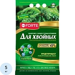 Удобрение Bona Forte гранулированное Хвойн. с кремнием, пакет5 кг, BF23010421