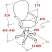 превью Кресло офисное Easy Chair 308 серое (сетка/ткань, пластик)