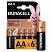 превью Батарейки КОМПЛЕКТ 6 шт., DURACELL Basic ОРИГИНАЛ, АА (LR6.15А), алкалиновые, пальчиковые