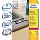 Этикетки из серебряной пленки Avery Zweckform Z-L6011-20 (A4, 63,5×29,6мм, 27 шт. на листе, 20 листов, серебристые)