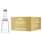 Вода минеральная Evian стекл. бут. негаз 0.33л