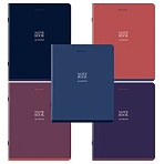 Тетрадь А5, 48 л., BRAUBERG, скоба, клетка, SoftTouch, «NoteBookMono», (микс в спайке)