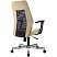 превью Кресло VB_EChair 225 DSL беж/черн Light-21 сетка/ткань хром