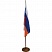 превью Флаг России напольный с вишневым флагштоком