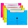 Папка органайзер на резинке Deli Rio, А4, 7отдел, окошко, цвет в асс, E38127