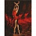 превью Картина по номерам 40×50 см, ОСТРОВ СОКРОВИЩ «Огненная женщина», на подрамнике, акриловые краски, 3 кисти