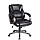 Кресло офисное BRABIX «Strike EX-525», экокожа черная, ткань черная/бордовая, TW