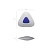 превью Ластик ERICH KRAUSE «SmartWay Mini Triangle», 37×35х9 мм, белый, треугольный, пластиковый держатель