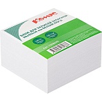 Блок для записей КОМУС запасной 9×9х5 белый блок 100 г, 100% лого