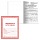 Бланк медицинский «Медицинская карта ребенка» BRAUBERG, А4, 198×278 мм, офсет, картонная обложка, красный
