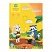 превью Набор цветной бумаги (16л.,16цв., двуст. офсет) и картона (16л.,16цв., мелов. ) A4, Мульти-Пульти, в папке, «Приключения Енота»