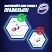 превью Блок для унитаза гигиенический Доместос Power 5 Trio Ледяная магнолия (3 штуки в упаковке)