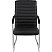 превью Конференц-кресло Easy Chair 806 VPU чёрное (экокожа, металл хромированный)