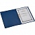 превью Папка с зажимом Attache A4 0.4 мм синяя (до 150 листов)