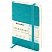 превью Ежедневник недатированный МАЛЫЙ 100×150 мм А6 BRAUBERG «Metropolis Ultra», под кожу, 160 л., бирюза